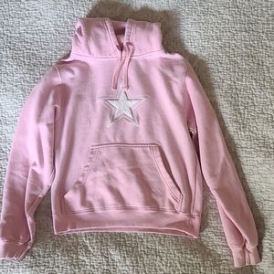 Cowboys pink hoodie. Size S